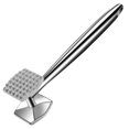 thumbnail image 1 of Ablandador de carne Vhermosa martillo Mallet Tool Pounder acero inoxidable doble cara, 1 of 5