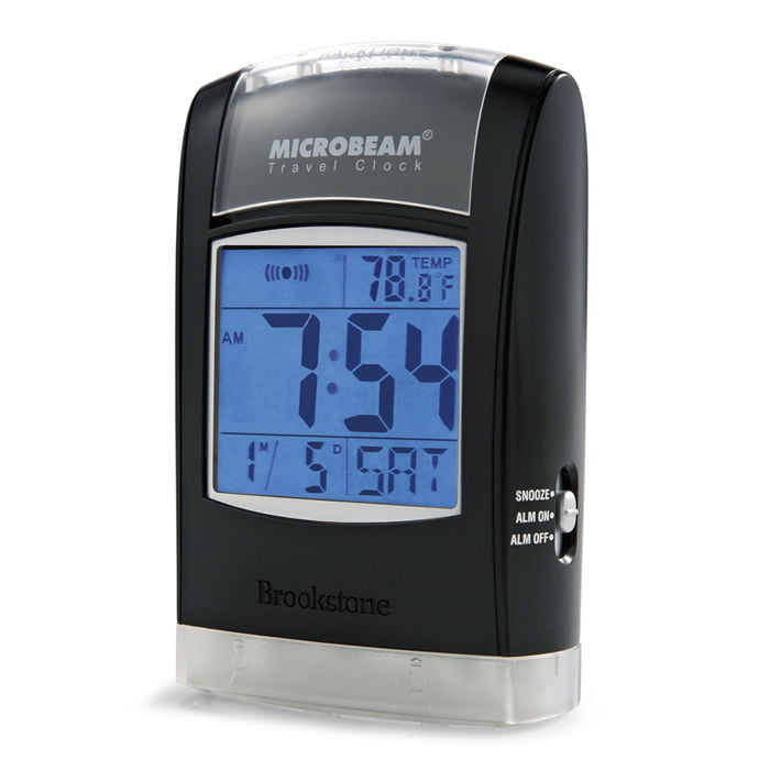 microbeam travel alarm clock
