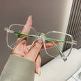 thumbnail image 2 of Reading Glasses for Women Men 2.0- Blue Light Blocking Readers, Anti Glare Computer Glasses, Oversize Square Eyestrain ,Light Brown, 2 of 4