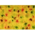 thumbnail image 1 of Ahgly Company Machine Washable Indoor Rectangle Abstract Yellow Contemporary Area Rugs, 3' x 5', 1 of 4