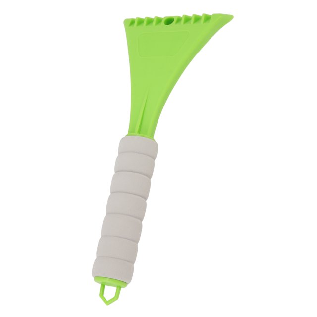 Car Windshield Scraper with EVA Foam Handle, Ergonomic Design, Snow Trough, Rounded Corner, Made of Premium PP Material, Car Window Snow Remover for Winter