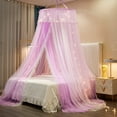 thumbnail image 4 of Dosel para Cama VETHIN Princesa para Niñas con Luces LED Morado, 4 of 7