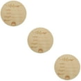 thumbnail image 6 of 3 Pieces Welcome Birth Wooden Sign Basswood Plywood Newborn, 6 of 8