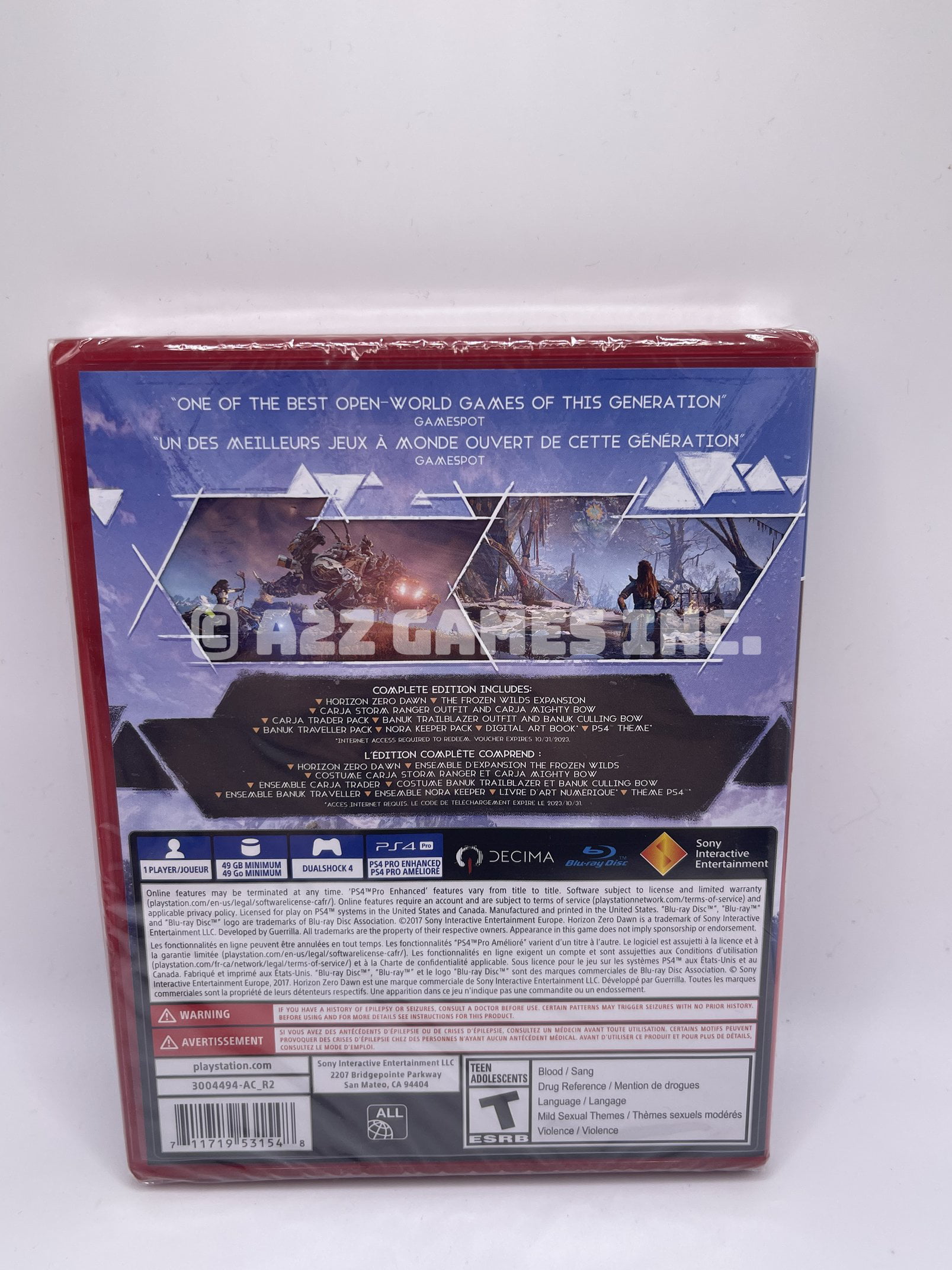Horizon Zero Dawn - Complete Edition PS4 (Brand New Factory Sealed