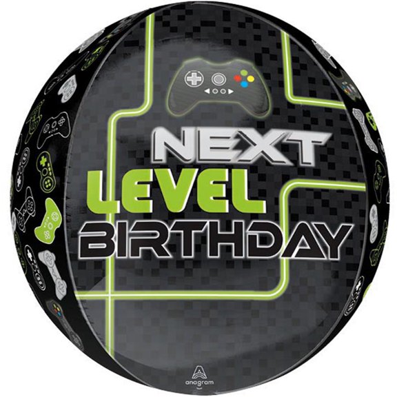 16 Level-Up Birthday Orbz Balloon