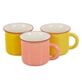 thumbnail image 4 of 3pcs Small Ceramic Cups for Coffee Water Milk Oatmeal for Children, 4 of 6