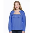 thumbnail image 4 of Long Sleeve Chemotherapy Port Access Dual Chest Snap Access Shirt (Women's Medium), 4 of 6