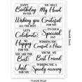 thumbnail image 6 of Greetings Words Clear Stamps Sentiment Words Background Silicone Clear Stamp Seals Transparent Stamps for DIY Scrapbooking Cards Making Photo Album Journal, 6 of 8