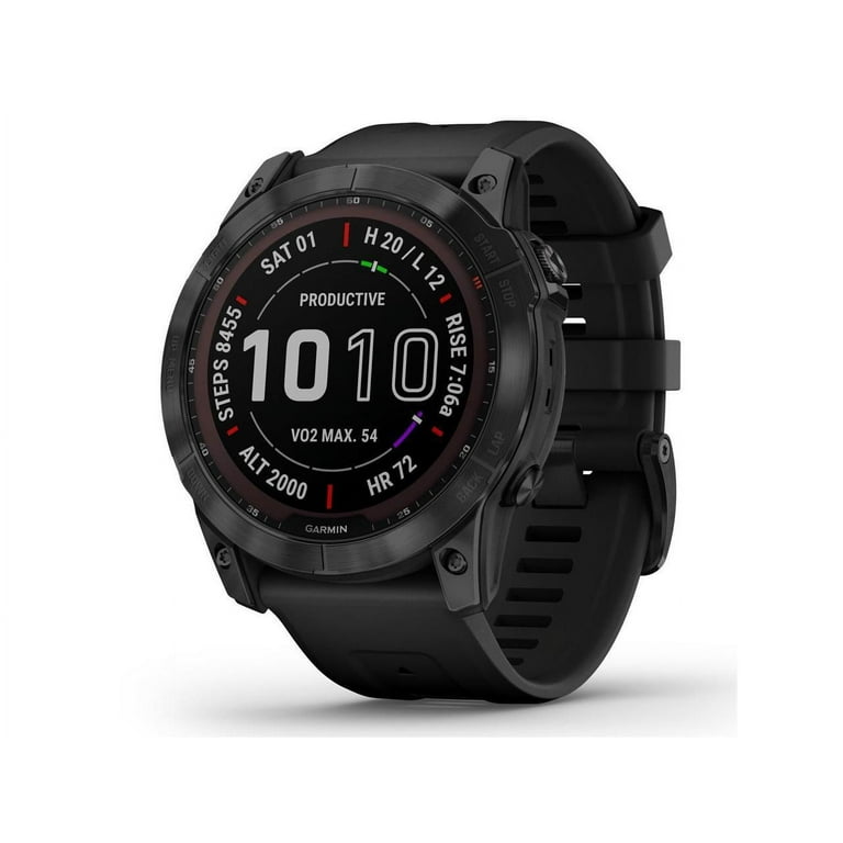 Garmin fenix 7X Sapphire Solar, Black DLC Titanium with Black Band - Shop Black Friday Deals for 2024! - Walmart.com Garmin fenix 7X Sapphire Solar, Black DLC Titanium with Black Band - Shop Black Friday Deals for 2024! - Walmart.com