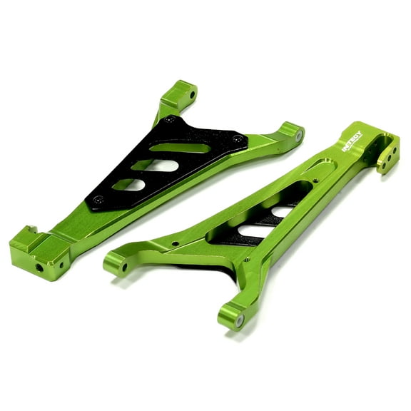 Integy RC Toy Model Hop-ups T4152GREEN Billet Machined Type II Front Lower Suspension Arm for Traxxas 1/10 Revo, E-Revo