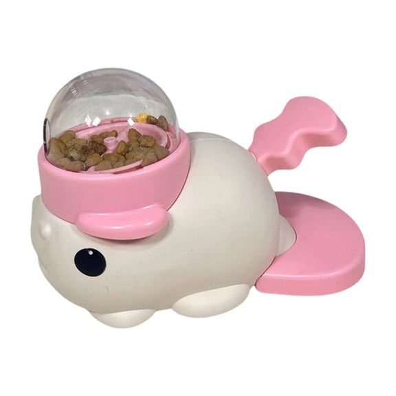 Interactive Pet Treat Dispenser Toy, Slow Feeder Food Dispensing Toy for Cats and Dogs, Clownfish Shaped Mental Stimulation Toy for Boredom Relief, Indoor Self-Play Puzzle Toy for Puppies