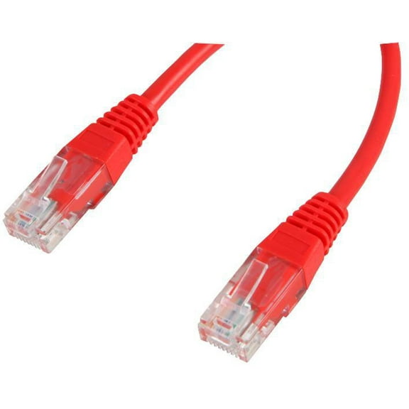 PRO SIGNAL - RJ45 Ethernet Patch Lead with CCA Conductors, 15m Red