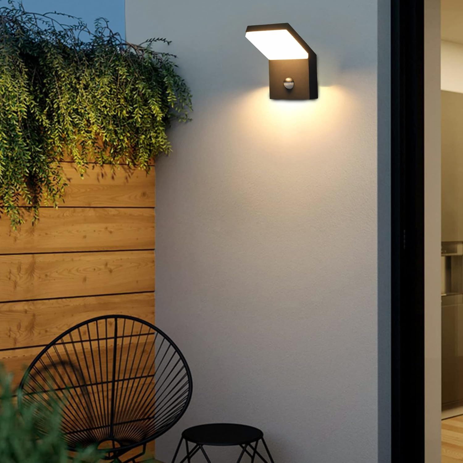 Wall Light Outdoor LED Wall Mount Lamp Wall Sconce with Motion Sensor