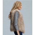 thumbnail image 2 of Spot  European and American  single artificial  imitation fox  imitation  ladies autumn and winter short vest coat, 2 of 3
