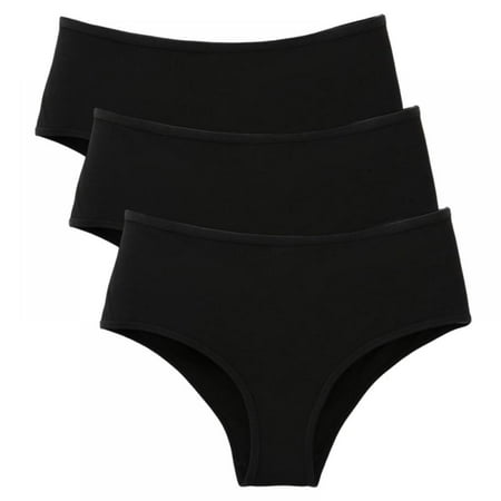 

Women s Cotton Stretch Underwear Soft Mid Rise Briefs Underpants 3 Pack