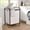 White-2Sec, variant on Laundry Sorter 4 Sections 48 Gal, Rolling Laundry Basket with Lockable Wheels and Lid, Laundry Hamper with 4 Separated Removable Bags Dirty Clothes Hamper for Laundry Room, Multicolor
