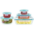 Snapware Total Solution Glass Storage Set, 10 Piece