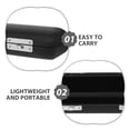 thumbnail image 3 of ifundom 2Pcs Piccolo Flute Storage Case Soft Interior Durable PU Material Black for Musical Instruments, 3 of 8
