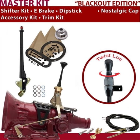 American Shifter AOD Shifter Kit 6 in. E-Brake Cable Trim Kit Dipstick for C83CE