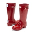 thumbnail image 7 of Hunter Girls Original Gloss Rain Boot, Military Red,1 M US, 7 of 7