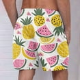 thumbnail image 4 of DODADAWANJ Men Swim Trunks 2025 Summer Tropical Fruit Printed Shorts Quick Dry Drawstring Hawaiian Swimming Shorts Big and Tall Holiday Boardshorts Plus Size Swimwear, 4 of 8