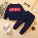 thumbnail image 1 of Conjunto De Ropa De Bebé Recién Nacido 2 Piezas Mini Niño Letras Impresión Manga Larga Top + Pantalones Traje Deportivo, 1 of 4