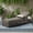 1PC, variant on Opohoro Adjustable Outdoor Rattan Wicker Chaise Lounge for Patio, Poolside with UV-Resistant 5" Thick Cushion - Gray