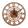 thumbnail image 4 of PAMINGONO 1Set Wooden Farmhouse Clock with Quartz Movement for Shop 11.4in Diameter, 4 of 8