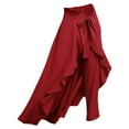 thumbnail image 3 of Women's High Waist Wide Leg Pants High Waist Trousers Chiffon Pants plus Size Jean Dress for Women Casual Pants for Woman Womens Athletic Pants Womens Pants Casual Womens Pull on Pants plus Size plus, 3 of 3