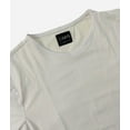 thumbnail image 3 of Cuts Clothing Men's Elongated Crew Neck Tee T-Shirt (Small, White), 3 of 3