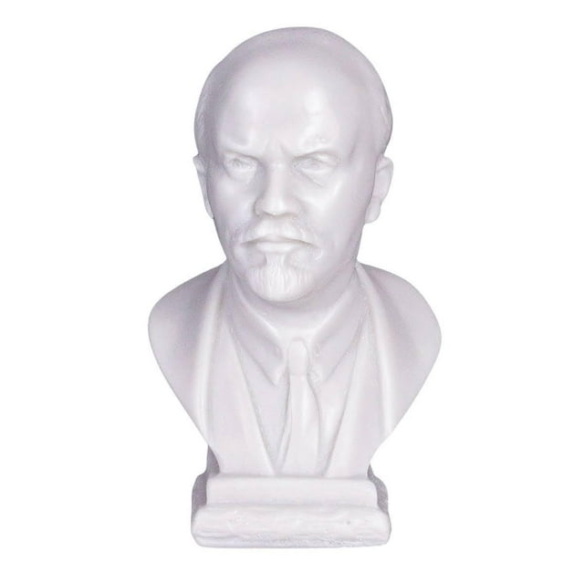 Danila-Souvenirs Líder Soviético Ruso De La Urss Vladimir Lenin Busto De Mármol Estatua Escultura 3,8'' (9 5 Cm)