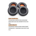 thumbnail image 4 of Methold Auriculares Almohadillas para los oídos Cojín Gaming Cuero Accesorios de protección auditiva Reemplazo en la oreja para Pro Type3 NO3, 4 of 6
