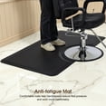 thumbnail image 5 of BarberPub Black Polyurethane Sponge Barber Chair Mat Anti Fatigue Matting, Rectangle 0035, 5 of 9