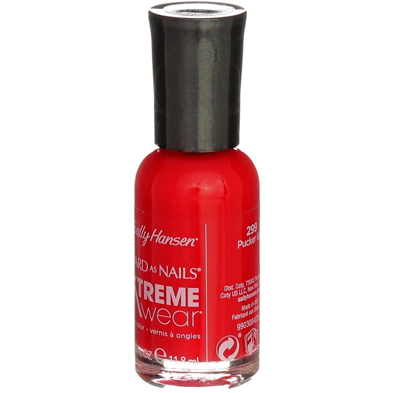 Sally Hansen Hard as Nails Xtreme Wear, Pucker Up 0.4 oz (Pack of 4)