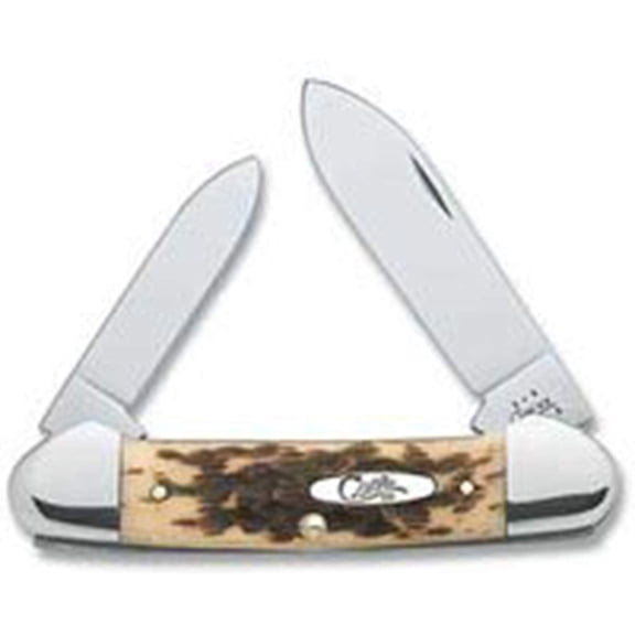 W.R. Case & Sons Cutlery Case Knives Amber Bone Canoe Pocket Knife — Residential Use, Standard Application
