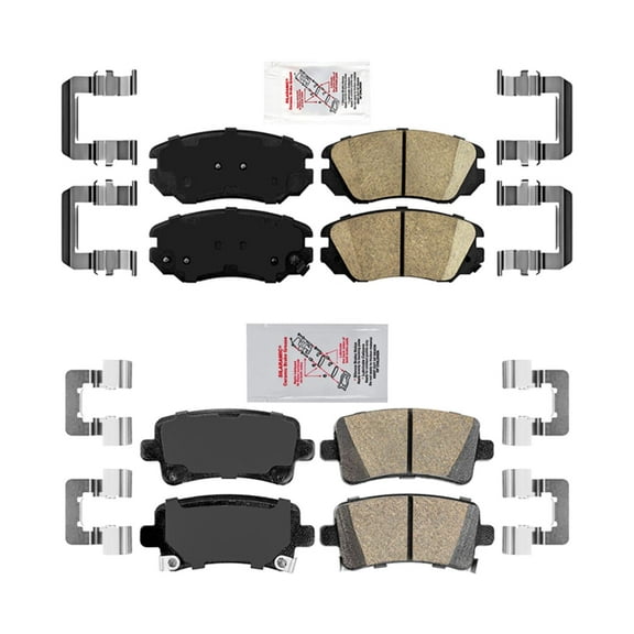 AmeriPro Premium Ceramic F&R Disc Brake Pads For Buick Regal 2011-2017 W/ 296MM