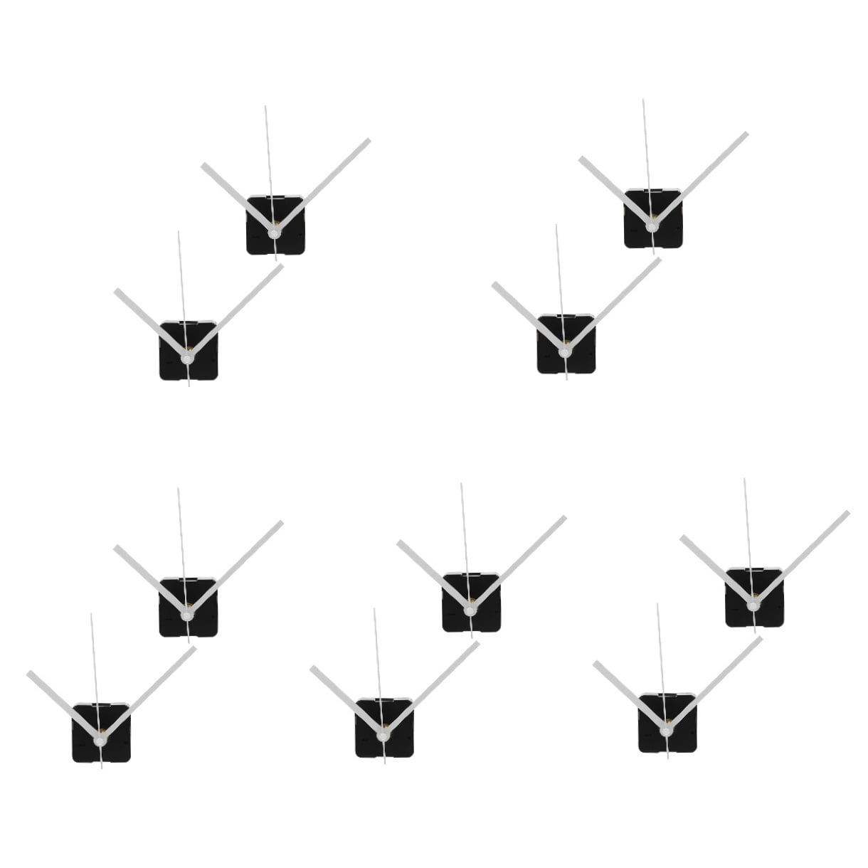 WORGEOUS 10 pcs  Wall Clock DIY Mechanism Movement Repair Part Replacement Clock Movement