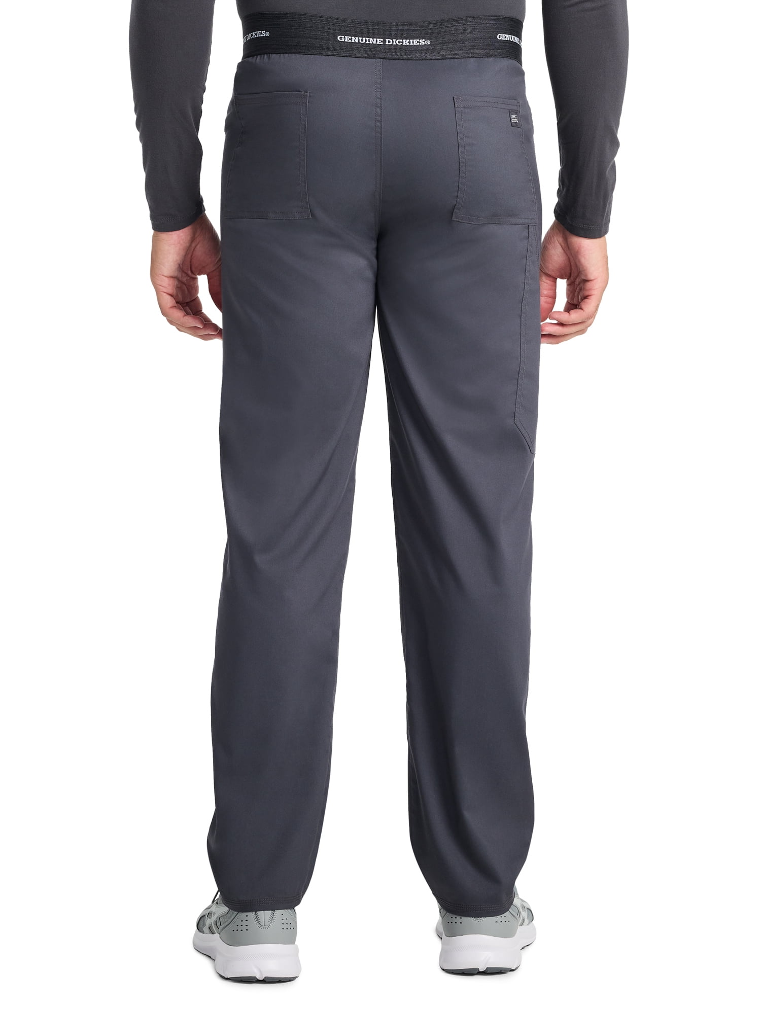 Genuine Dickies Men's Stretch Drawstring Straight Leg Cargo Scrub Pant