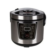 Tayama  20-Cup Stainless Steel Digital Multi-Function Rice Cooker & Food Steamer