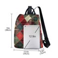 thumbnail image 3 of FORMRS Women's Travel Backpack Purse Anti-Theft Hidden Pockets Casual Shoulder Bag, Dark Tartan Pattern, 3 of 7
