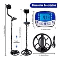 thumbnail image 4 of T11 Metal Detectors Professional Higher Accuracy Gold Detector Treasure Hunter LCD Display Coil Detecting ,Easy to Install, 4 of 5