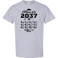 thumbnail image 3 of Inktastic Class of 2037 Graduation Checklist T-Shirt, 3 of 5