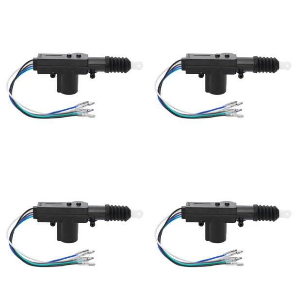 Kit Cerradura Puerta Central Tipo Pistola Actuador Bloqueo Automóvil (5 Cables)