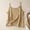 Khaki, variant on Women's Tanks Women's Top Thin Layering Loose Fit Casual Shirt Orange XL