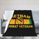 thumbnail image 2 of Manta de franela de veterano de guerra de Vietnam, elegante edredón para una siesta, edredón de invierno para las cuatro estaciones, antimicrobiano, con control de olores, ligero y antiestático,, 2 of 5