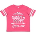 thumbnail image 3 of Inktastic Nanny and Poppy Love Me Granddaughter Boys or Girls Toddler T-Shirt, 3 of 5
