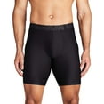 thumbnail image 2 of UNDER ARMOUR Hombre Calzoncillos, Paquete de 3 - Performance Tech Long Boxer Solid 9 in, elástico, color sólido Negro XL (X-Large), 2 of 3