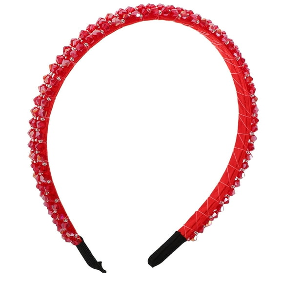 GAXIRE Fashion Headband Crystal Hair Accessory Elegant For Women Weddings 1Set