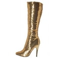 thumbnail image 4 of Gold Sequin Womens Knee High Boot, 4 of 8