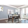 thumbnail image 2 of Everett Faux Marble Top Dining Table Natural Walnut and White, 2 of 2